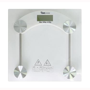Imagem de Balança Digital para Banheiro até 180kg Transparente CT1070 - Yins