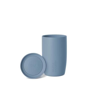 Imagem de Simple Modern Caneca de café de viagem com tampa de 360° | Copo térmico de café gelado de aço inoxidável isolado revestido de cerâmica | Presentes para mulheres e homens para ela | Assinatura Voyager