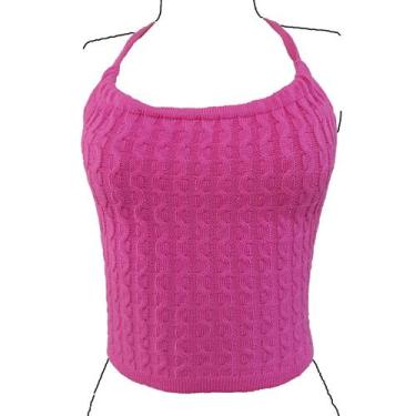 Imagem de Blusa Cropped Frente Única Trança Feminina - Katlen - Katlen Tricot, P