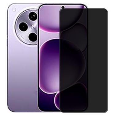 Imagem de MAOUICI Vidro temperado para Oppo Find X9+ película de privacidade (16,7 cm), rigidez 9H HD transparente antiimpressão digital [2 unidades]