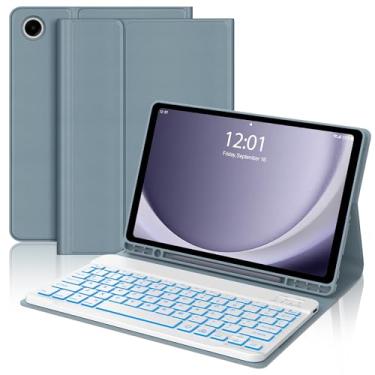 Imagem de Case with Keyboard for Samsung Galaxy A9 Plus with Backlit (Blue)