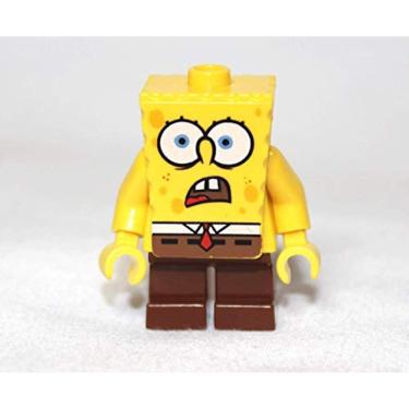 Imagem de Bob Esponja Calça Quadrada - Boneco LEGO 2 (Chocado)