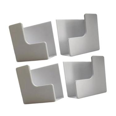 Imagem de harayaa Suporte de balança de parede para suporte de parede organizador universal de balança de para cozinha banheiro casa, Branco