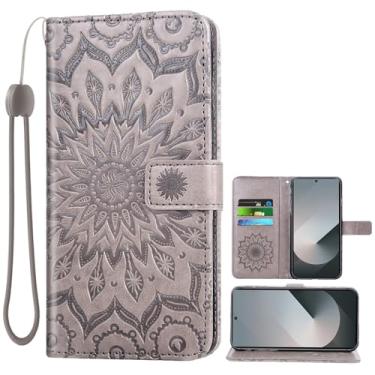Imagem de Asuwish Capa de telefone para Samsung Galaxy Z Fold 6 TYHQB EUA cinza