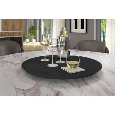 Imagem de Prato Giratório Esmeralda 60cm Preto