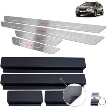 Imagem de Soleira Peugeot 2008 Turbo Thp 2016 2019 Prata Baixo Relevo