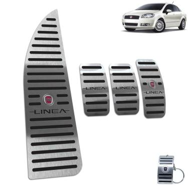 Imagem de Descanso Pedaleira Manual Fiat Linea 2009 A 2016 Preto