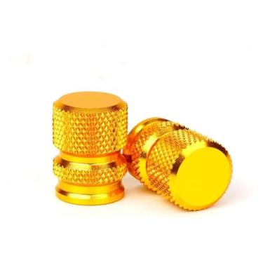 Imagem de Tampa de válvula de pneu de roda de motocicleta compatível com Y&AMAHA MT07 FZ07 MT09 FZ09 FJ09 MT03 MT25 MT125 MT10 FZ10 MT-07 2021-2024 (T Dourado)