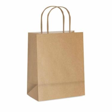 Imagem de Sacola de Papel GG 39x32x16cm - Kraft - 10 unidades  Cromus