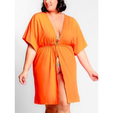Imagem de Saída De Praia Arsiè 06B.162.5195 Feminina Plus Kimono UV 50+ Poliéste