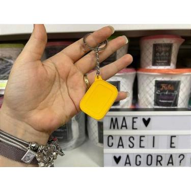 Imagem de Chaveiro Tupperware Freezer Line Amarelo e Transparente