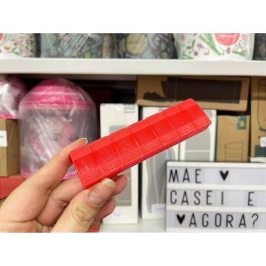 Imagem de Porta Comprimidos Tupperware Vermelho com 7 Compartilhamentos