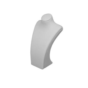 Imagem de Torres de joias Expositor de colares jade, porta-joias, pingentes, acessórios, preto/branco(Branco,Pequeno)