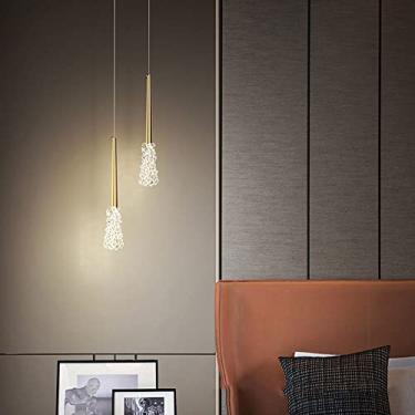 Imagem de Luzes Pendentes De Cristal De Luz Ilha De Cozinha Linear Moderna Iluminação Pendente LED Preta Mid Century Moderna Luminária Pendente De Teto Lustre Linear Dourado Para Quarto Mesa De Jantar
