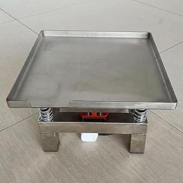 Imagem de Mesa De Vibração De Concreto, Bancada De Teste De Vibração Elétrica, Plataforma De Vibração De Bloco De Teste De Aço Inoxidável, 110v, 35x35cm