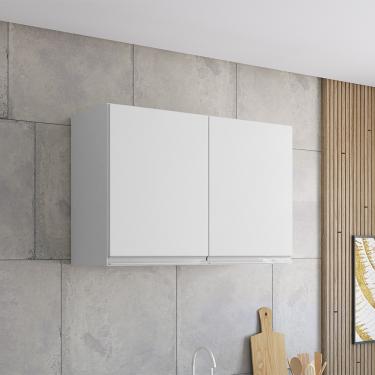 Imagem de Armário Cozinha Aéreo 81cm com 2 Portas Leticia A01 - D'Rossi