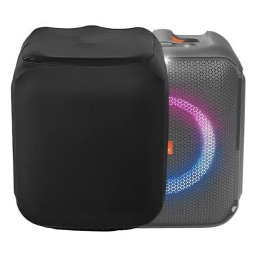 Imagem de Capa protetora contra poeira de alta elasticidade compatível com caixa de som Party Box Encore Essential, capa protetora contra poeira - preta