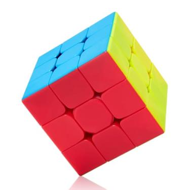 Imagem de Cubo de Velocidade 3x3 ROXENDA 3x3, 3x3 Qiyi Warrior S cubo mágico sem adesivo