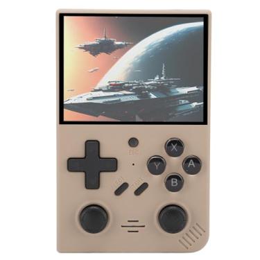 Imagem de aqxreight Console de Jogo retrô de Mão Console de Jogo de 3,5 Polegadas de Videogame Portátil Com 3D JOYSTICKS 64 GB Pequeno Cartão de Memória para Crianças Laranja e OCA Full OCA Handheld Game