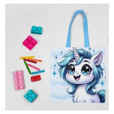 Imagem de Bolsinhas Lembrancinha Unicórnio Meninos 15 bolsas - LEGRIPHE, unico