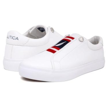 Imagem de Nautica T nis feminino fashion casual - Vapor (tace-up/slip-on), Nitara, branco, 11