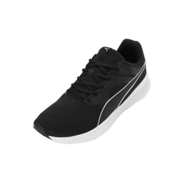 Imagem de PUMA Tênis de corrida unissex Transport, Puma preto Puma branco, 12