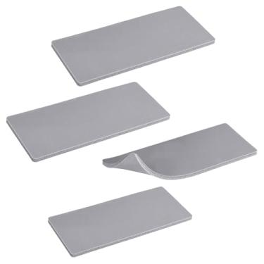 Imagem de 4un. Tapete Prensa Térmica de Silicone, Acessórios Almofada Prensa Resistente ao Calor para Transferência de Vinil HTV Artesanato Faça Você Mesmo Pequenas Empresas (Cinza)