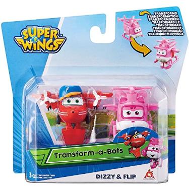 Imagem de Super Wings Flip Dizzy Transforming Airplane 2pk - Red, 38g, 38cm x 24.5cm x 12.5cm, Ages 3-6, Unisex