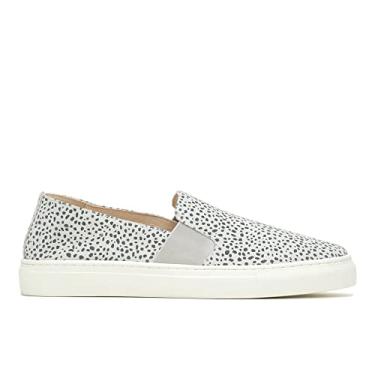 Imagem de Hush Puppies Tênis feminino Noelle Slipon, Camurça de leopardo, neve, 6