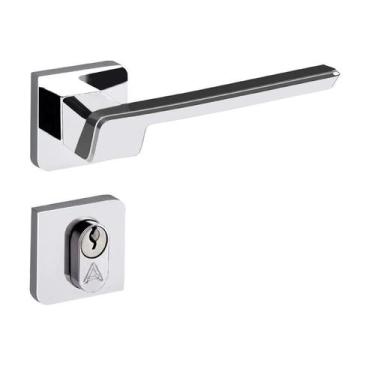 Imagem de Fechadura Entrada Roseta S40mm Cromado Vega Aliança - Aliança Metalúrg