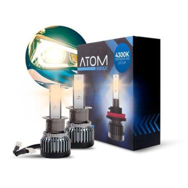Imagem de Lâmpada LED ATOM M7 4300K 12V Alta Potência Várias Bases, H3