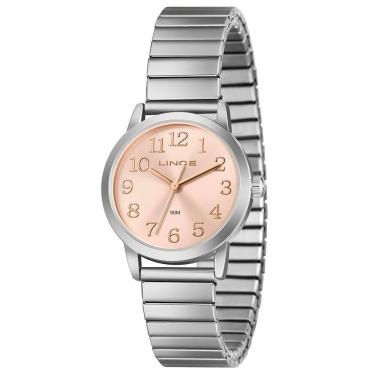 Imagem de Relógio Lince Feminino Ref: Lrmh266l32 R2sx Casual Mola Prateado