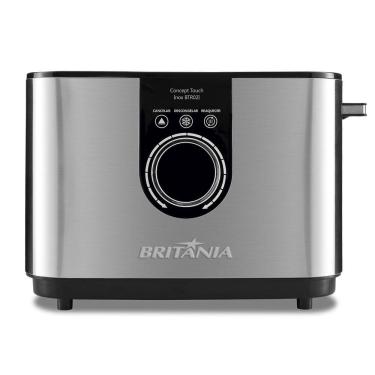 Imagem de Torradeira Britânia Concept Touch BTR02I 7 Níveis Inox 850W