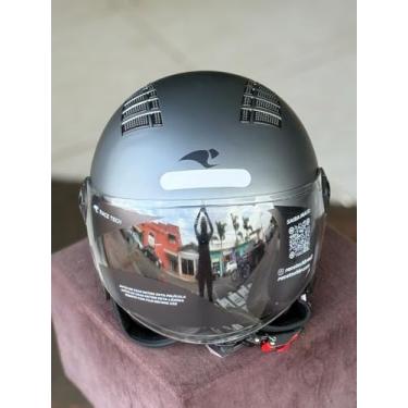 Imagem de CAPACETE RACE TECH ONE MONOCOLLOR (CINZA FOSCO, 57 - 58)