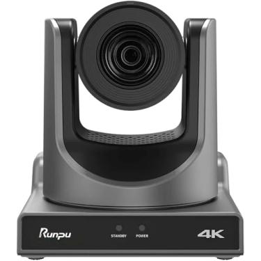 Imagem de Câmera 4K 60FPS NDI PTZ, Zoom óptico de 20X, câmera NDI de rastreamento automático 1/1.8 UHD CMOS com saídas USB 3G-SDI HDMI LAN para igreja, culto, educação, eventos, suporta PoE (VX60ASL-N Black)
