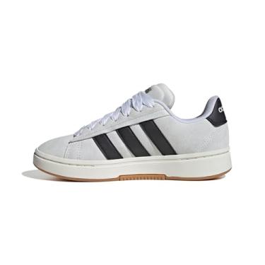 Imagem de adidas Grand Court Alpha 00s Tênis feminino, Branco cristal/preto/branco, 39