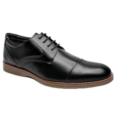 Imagem de Sapato Masculino Social com Cadarço Confortavel Elegante Moderno Premium (Preto, BR, Adulto, Numérico, 43)