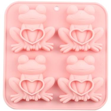 Imagem de EPYHREHM Molde de silicone sapo sapo sapo para doces de chocolate