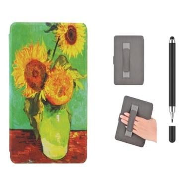 Imagem de Akacy Capa de TPU leve pintada com capa com alça para Kindle Paperwhite de 7 polegadas (Geração 2024), fina e leve, com despertar/hibernar automático (29)