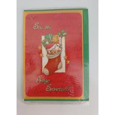 Imagem de Cartao de Natal Cristina com envelope. - Cristina cartoes, modelo 1