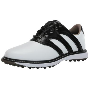 Imagem de adidas Sapatos de golfe masculinos Mc Z-Traxion Spikeless, Ftwrwhite/CoreBlack/Ironmet, 14