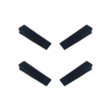 Imagem de Segura Porta - Aparador e Prendedor com Calço Cunha Resistente, Trava para Batente de Portas Prático(4 Preto Plástico Resistente)