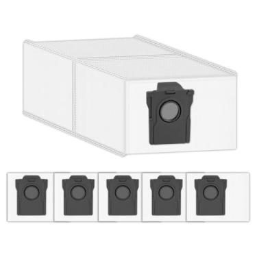 Imagem de (Pacote com 6) Sacos de pó de substituição P50 Pro Ultra compatíveis com Mova P50 Pro Ultra/P10 Pro Ultra/P10 Ultra/S20 Ultra Robot Vacuum com estação autovazia, kit de acessórios, grande capacidade
