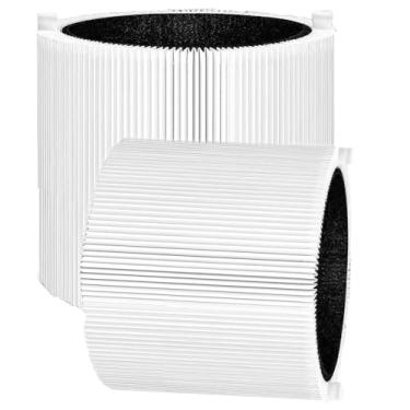 Imagem de JISIZKY Filtro de ar de substituição adequado para purificador de ar Blueair Blue pure 511, filtro de carbono ativado HEPA verdadeiro H13 (pacote com 2)