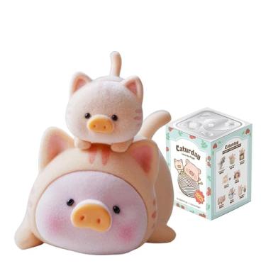 Imagem de maidimiao Lulu The Piggy Pig Cat Ur Day Caturday Series Blind Box Figures Home dector 8PCs Figurine Ornament