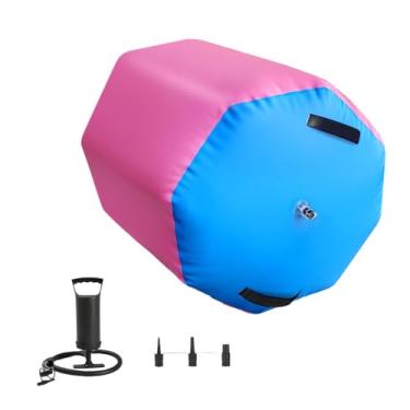 Imagem de Barril de ginástica Air Roller | Treinador macio de equilíbrio | Rolo de queda inflável - para treinamento físico, casa, ioga, academia, uso interno e externo