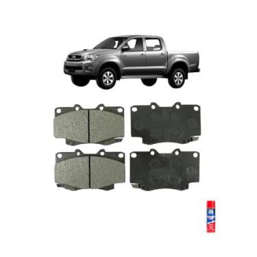 Imagem de Kit Pastilha de Freio Dianteiro Hilux 2005> + CAR80 Anti Chio 300ml