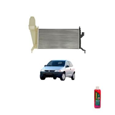 Imagem de Kit Radiador GM Celta 1.0 1.4 2002-2006 Com Aditivo Radiador Radiex R1952 Rosa