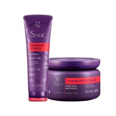 Imagem de Kit Eudora Siáge Combate o Frizz - Shampoo e Máscara-Unissex