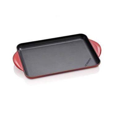 Imagem de Grelha Retangular Lisa Vermelho 32 cm Le Creuset